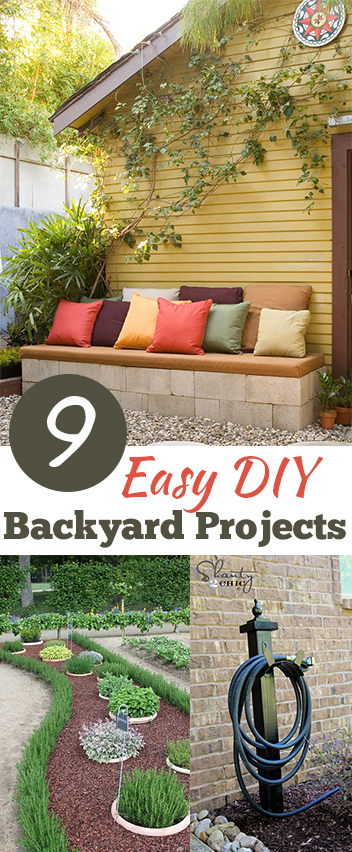 9 Easy Backyard DIY Projects - My List of Lists