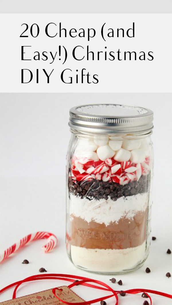 20 Cheap And Easy Diy Christmas Gifts My List Of Lists