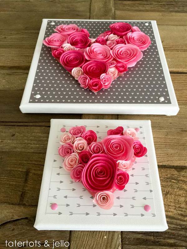 14 Valentines Day Crafts You Can Make in Under an Hour