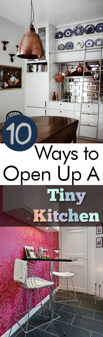 10 Ways to Open Up A Tiny Kitchen – My List of Lists