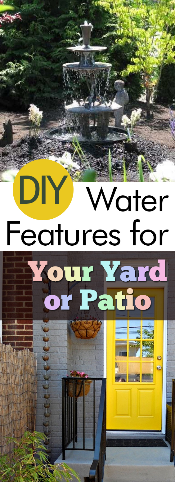 DIY Water Features for Your Yard or Patio – My List of Lists