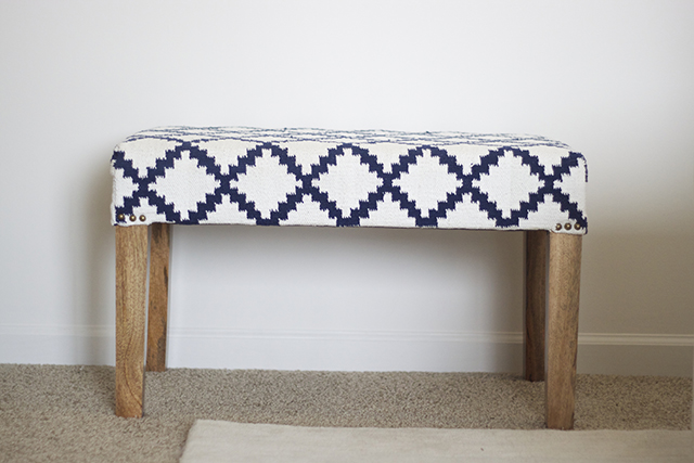 How to Reupholster A Bench Seat – My List of Lists