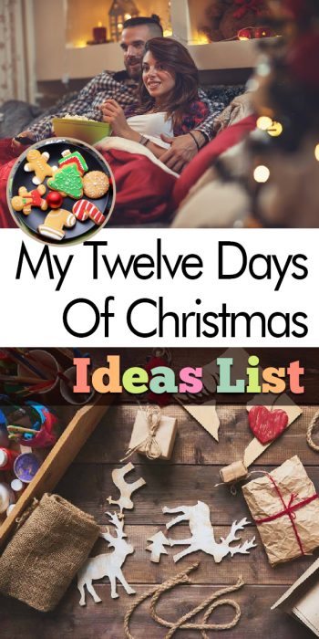 My Twelve Days Of Christmas Ideas List – My List Of Lists