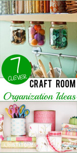 7 Clever Craft Room Organizers - My List of Lists