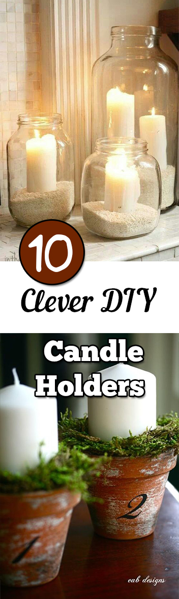 DIY candle holder, candle holder projects, unique candle holders, easy DIYs, quick crafting, tutorials, DIY tutorials, top pinterest pins, popular pin,craft hacks, DIY hacks, crafting, beginner projects,