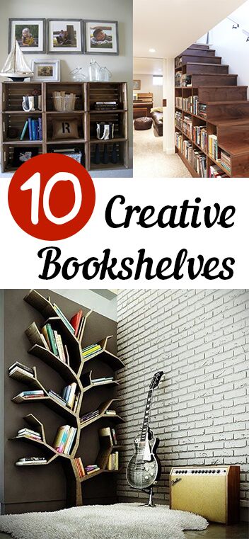 10 Creative Bookshelves