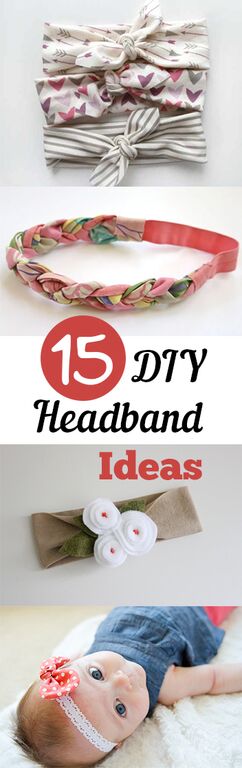 Headbands, DIY headband ideas, no sew projects, popular pin, hair ideas, hair tips and tricks, beauty, style