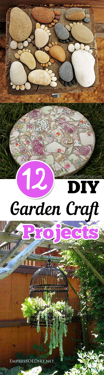 DIY garden, DIY garden crafts, gardening projects, gardening hacks, crafting, outdoor crafting, popular pin, garden crafts