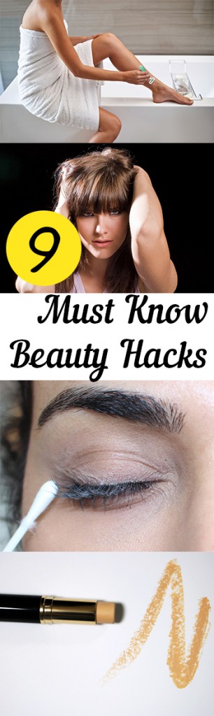 9 Must Know Beauty Hacks