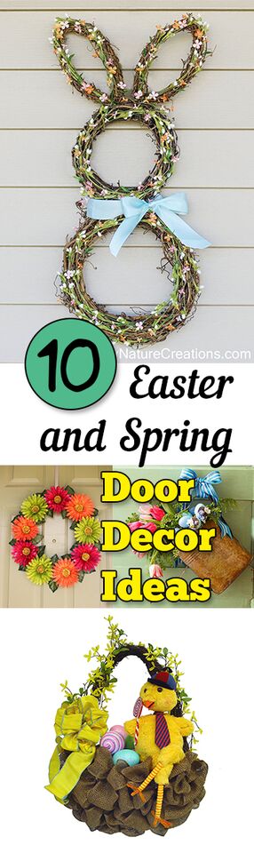 10 Easter and Spring Door Decor Ideas