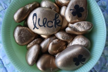 St. Patrick's Day Crafts - Lucky gold
