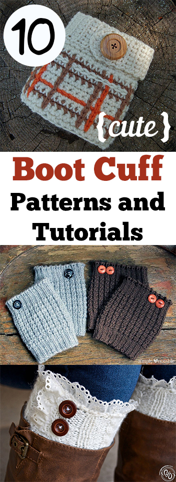 10 {cute} Boot Cuff Patterns and Tutorials