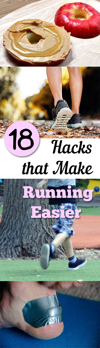 Running hacks, exercise hacks, how to love running, easy running, popular pins, health, fitness, healthy living.