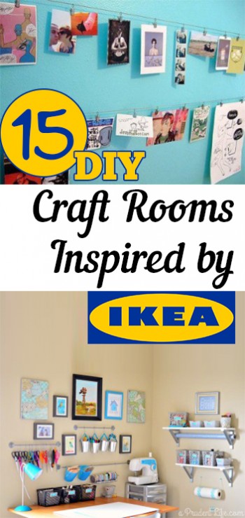 Craft rooms, craft room inspiration, craft room design, popular pin, DIY craft room, IKEA, easy craft room updates.