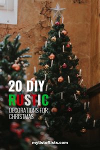 20 DIY Rustic Decorations for Christmas - My List of Lists