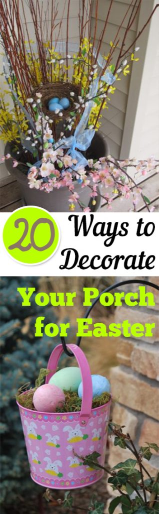 Easter Porch Decor, Porch Decor, Holiday Porch Decor, Porch Decor Easter, Easter Decor, How to Decorate for Easter, Porch Decor Ideas, Easter Porch, Easy Ways to Decorate Your Porch, Popular Pin. 