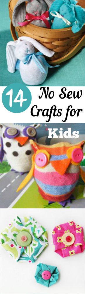 14 No Sew Crafts for Kids - My List of Lists