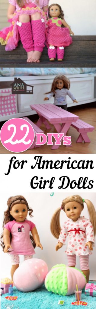 American Girl Dolls, American Girl Doll Projects, American Girl Doll Crafts, Craft Ideas for American Girl Dolls, Inexpensive American Girl Doll Outfits, American Girl Doll Sewing Projects, Popular Pin