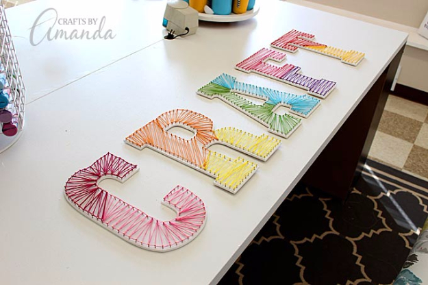 12 Adorable String Art Craft Projects