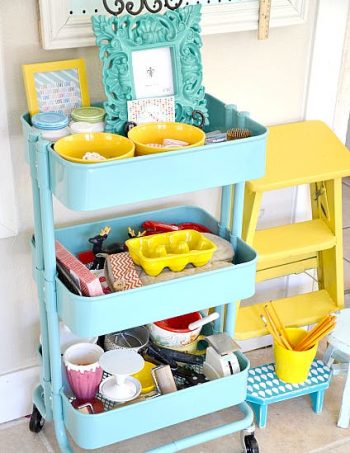 Just Roll With It 10 Ways to Decorate Using Rolling Kitchen Carts- DIY Rolling Kitchen Cart, Rolling Carts from IKEA, How to Decorate With Rolling Carts from IKEA, Home Decor Tips and Tricks, DIY Home Decor, IKEA Decoration Hacks, How to Design With IKEA Rolling Carts.