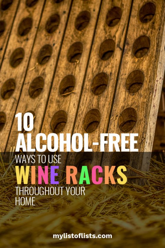10 AlcoholFree Ways to Use Wine Racks Throughout Your Home My List