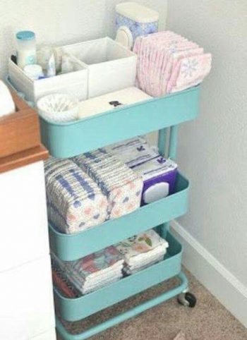 10 Simple Ways to Completely Organize Your Nursery - Nursery Organization, How to Organize Your Nursery, Organization, Home Organization, Home Organization Hacks, Nursery Decor, DIY Nursery Organization, Nursery Storage, Popular Pin 