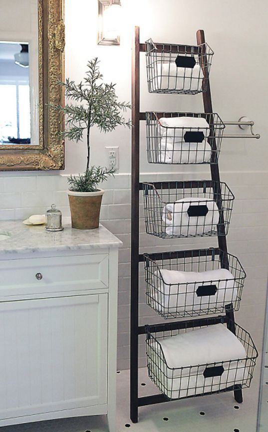 bathroom towel storage ideas pinterest