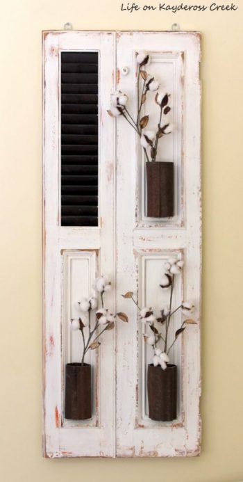 Don't Shudder: 10 Ways to Repurpose Old Shutters Throughout the Home - How to Reuse Old Shutters, Repurpose Old Shutters, Repurpose Projects, DIY Home, DIY Home Decor, DIY Home Hacks, Repurpose Projects for The Home. 