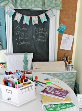 10 DIY Homework Stations for Back to School - Back To School, Back to School Homework Stations, Homework Stations, DIY Homework Stations, Homework Organization, Back to School Projects.