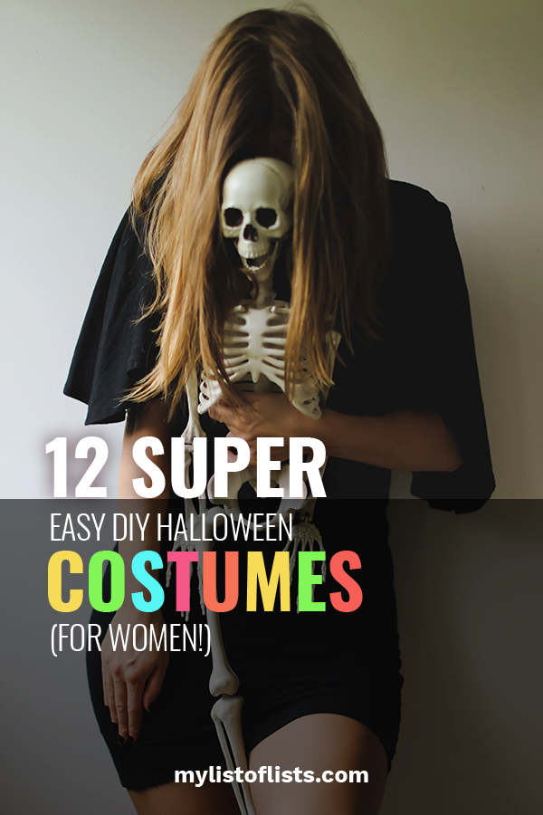 12 Super Easy DIY Halloween Costumes (for Women!) - My List of Lists