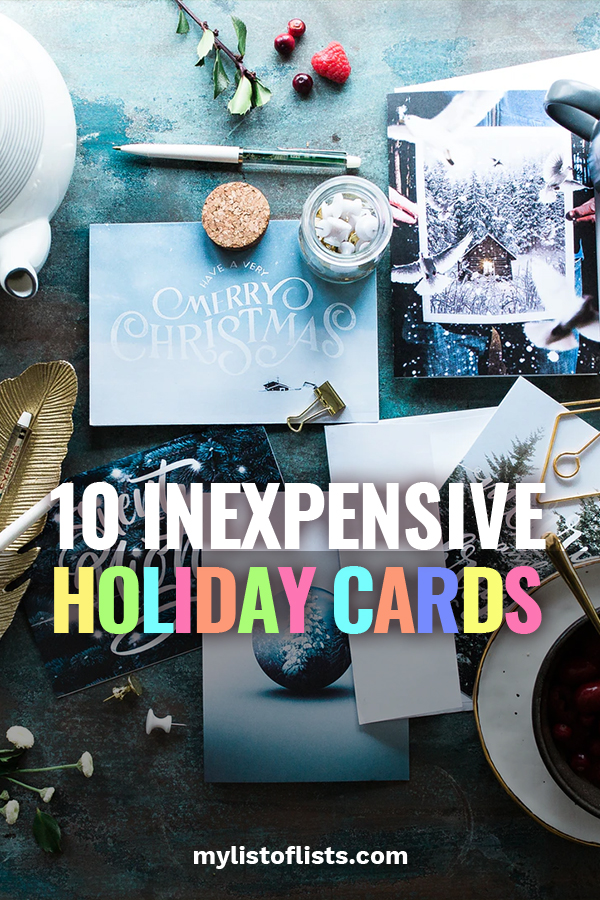 Inexpensive Holiday Photo Cards