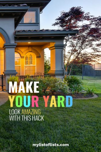 Make Your Yard Look AMAZING With This Hack - My List of Lists