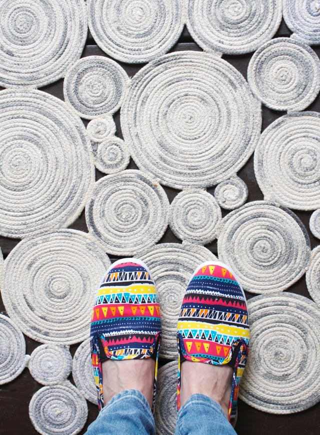 How to Make Your Own Rope Rug My List of Lists
