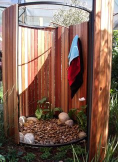 Get Squeaky Clean With A DIY Outdoor Shower| Outdoor DIY, DIY Outdoor Shower, Outdoor Shower DIY, Outdoor DIY, DIY Outdoor, DIY, DIY projects 