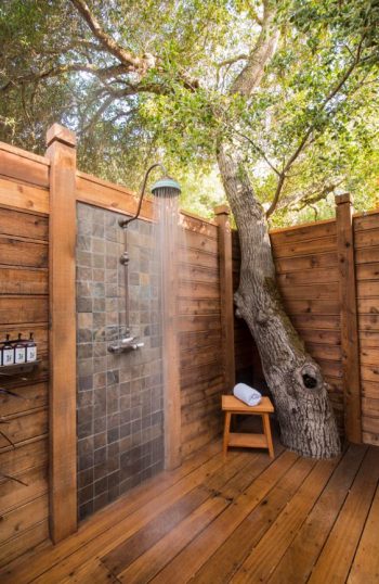 Get Squeaky Clean With A DIY Outdoor Shower| Outdoor DIY, DIY Outdoor Shower, Outdoor Shower DIY, Outdoor DIY, DIY Outdoor, DIY, DIY projects 