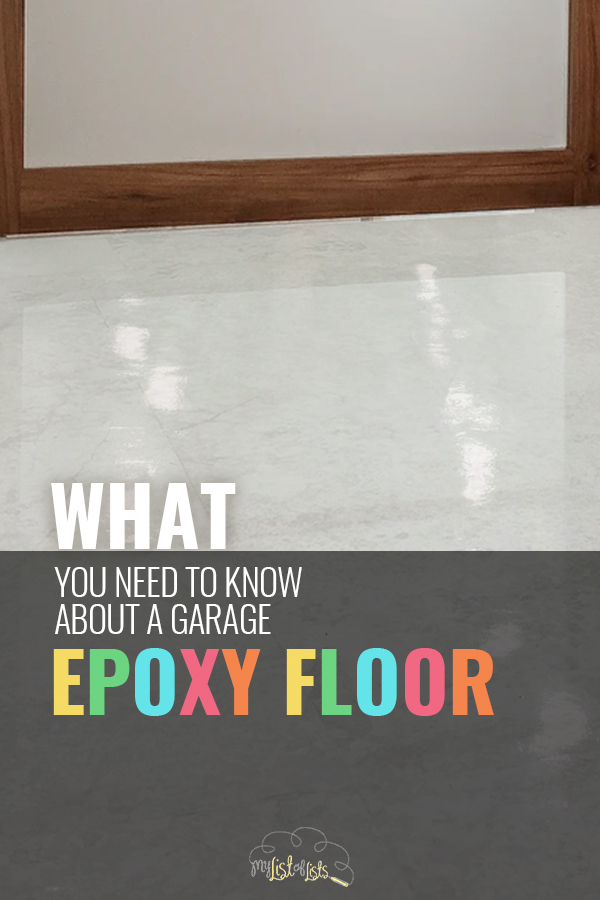 What You Need to Know About A Garage Epoxy Floor – My List of Lists