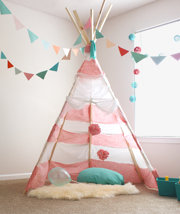 EASY No Sew Teepee Projects - My List of Lists