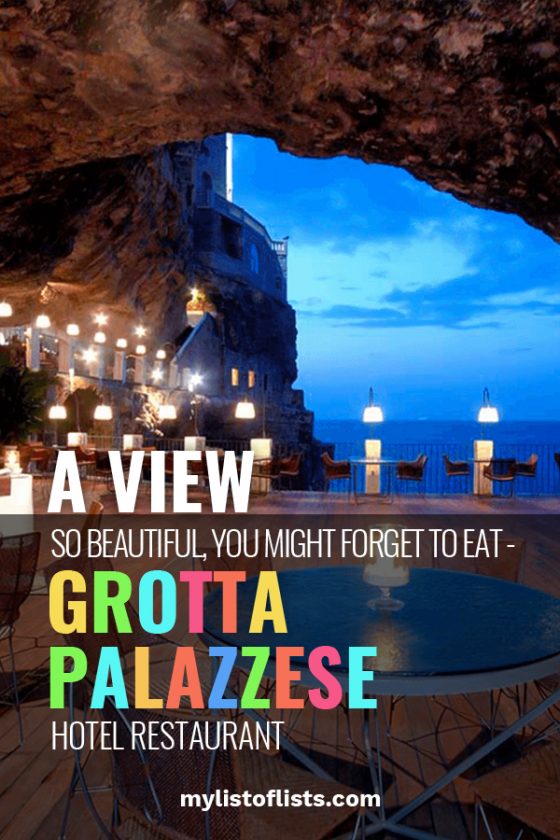 A View So Beautiful, You Might Forget To Eat - Grotta Palazzese Hotel ...