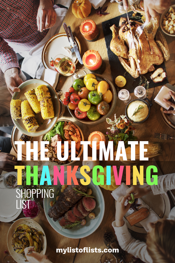 Are you in charge of cooking for Thanksgiving? Feeling a little overwhelmed? No worries, I can help with this ultimate Thanksgiving shopping list. These schedules and printables will keep you organized and feeling less stressed. Take a look so you can spend less time worrying. You'll be thankful you did!