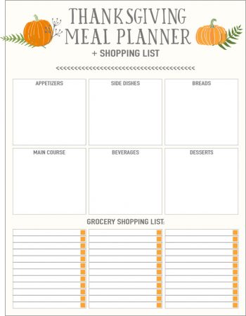 Planning your Thanksgiving dinner can be a lot to handle. This Thanksgiving shopping list will make your dinner go perfectly! 