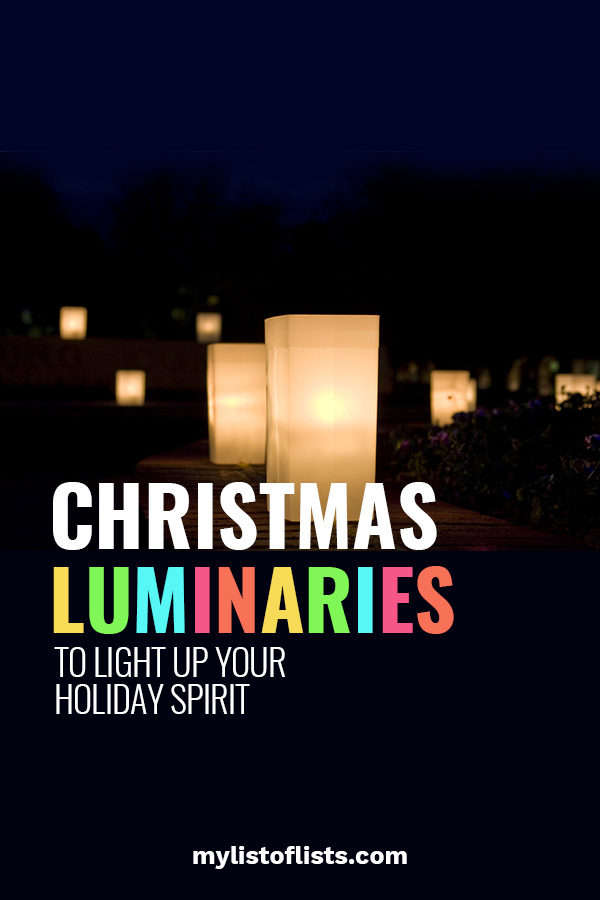 Lights are my favorite thing about Christmas decor. I believe there could never be enough lights. One of the easiest and cutest ways to incorporate lights in your holiday decor is to use luminaries. They definitely light up your holiday spirit and add to the joy for others as well. Take a look at the many luminaries ideas we are sharing. And remember, Santa is watching so you better smile.#christmasluminaries #holidaydecor