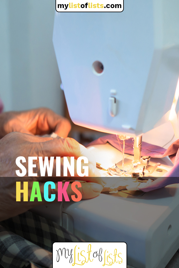 Losing weight is a nice problem because you look and feel better but your favorite jeans don't fit anymore. So, before you decide you need to replace them, check out some ideas for altering the waistband in those favorite jeans. (And more sewing hacks, too!) #mylistoflistsblog #sewinghacks #simplesewinghacks