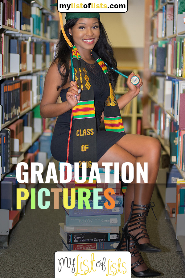 Graduation is a huge deal so make sure that you remember the day in the right way with these adorable ideas for college graduation pictures. Which one is your favorite? #graduationpictures #pictureideas #mylistoflistsblog