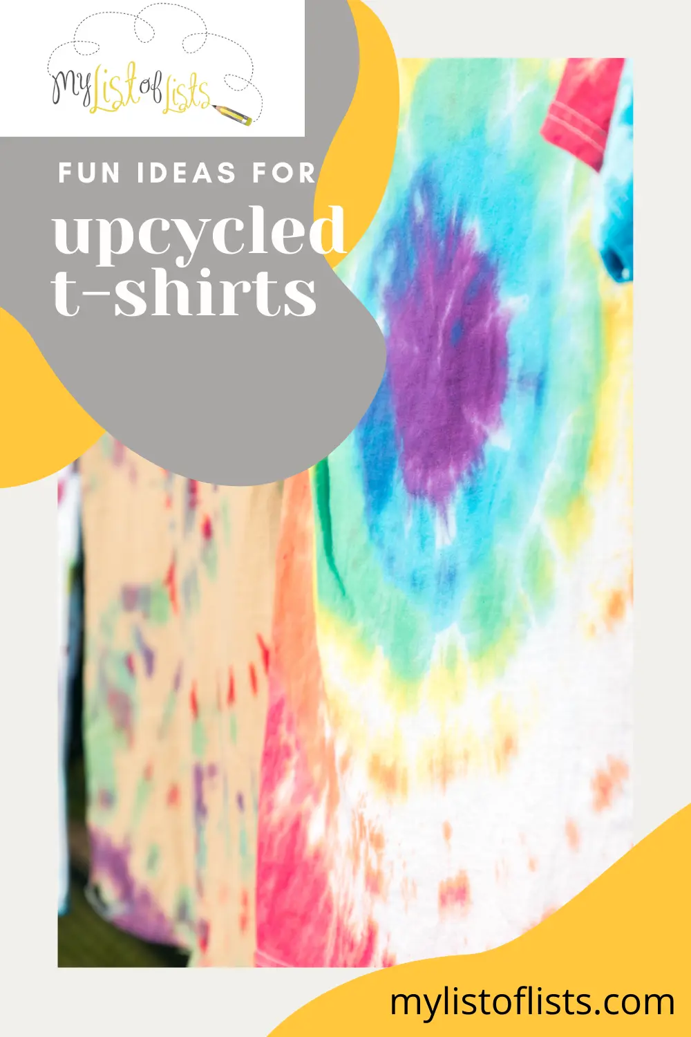Go through your old shirts and take out your favorites because they are about to get a second chance at life. Take a look at these easy ways to upcycle old t-shirts. It's always best to keep things out of landfills! #gardening #mylistoflistsblog #upcycle