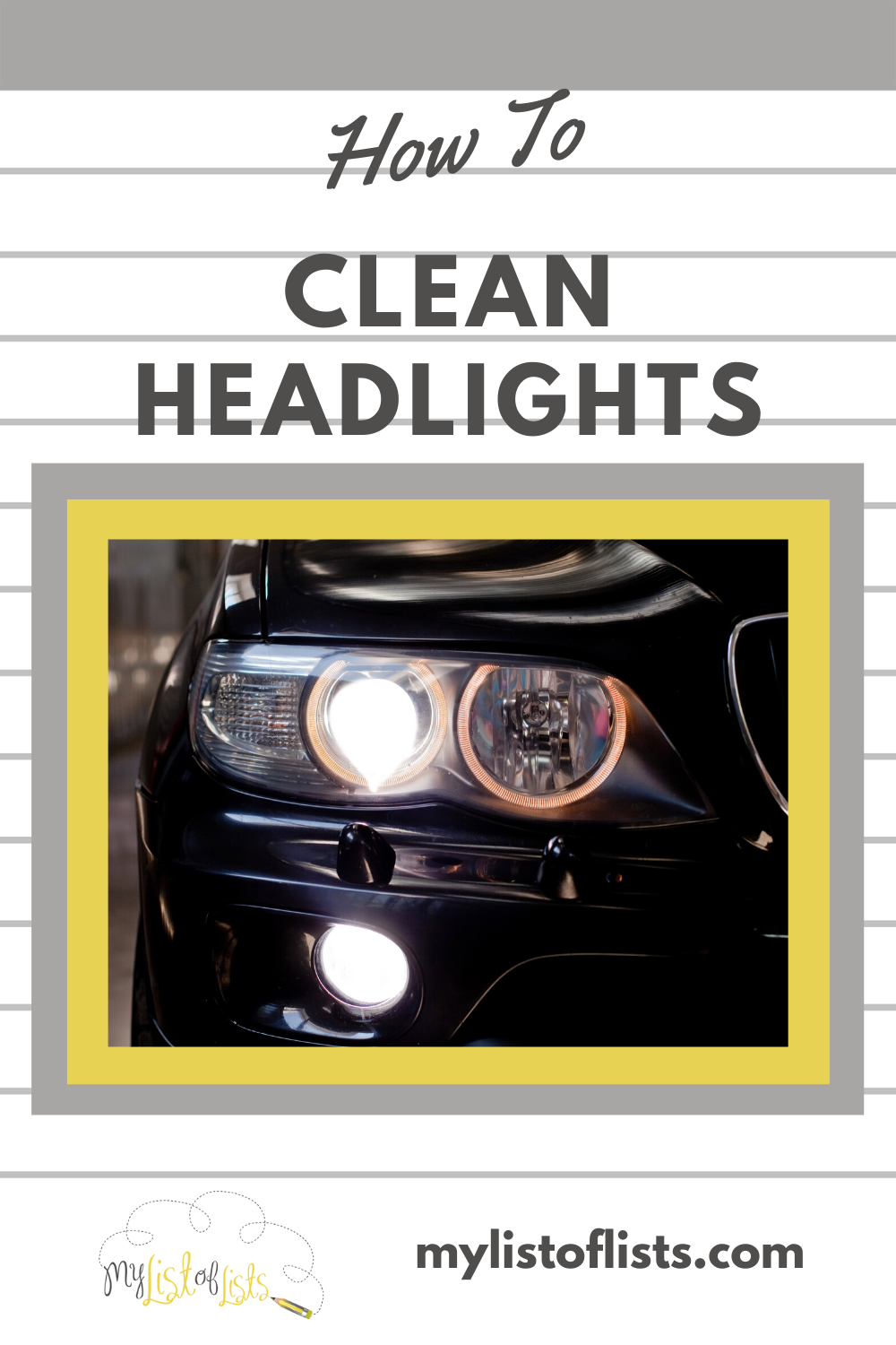 Car headlights take a beating. Between the weather and bugs, you know they can get dirty. But you don't need to worry about dirty headlights once you know these cleaning tips. They make cleaning a breeze and also keep your safe while driving at night. Read on to learn more. #Cleanheadlights #howtocleanheadlights #DIycleaningsolutionsforheadlights