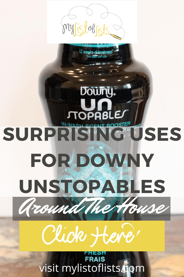 Downy Unstopables are ... well, unstoppable at keeping your house smelling fresh. Check out this trick ways to using them! #mylistoflistsblog #downyunstoppables #freshhouse